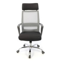 Кресло АКЛАС Крокус CH TILT Черный (Черный Серый)